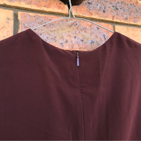 Gucci Burgundy Ruched Side Slim Fitting Short Dress 36 - Picture 11 of 15